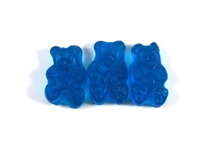 Blue Raspberry Gummy Bears Gummies Chocolates And Sweets 2455