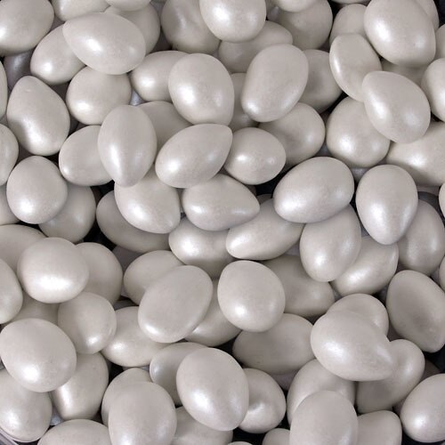 White Sparkle Chocolate Jordan Almonds Jordan Almonds