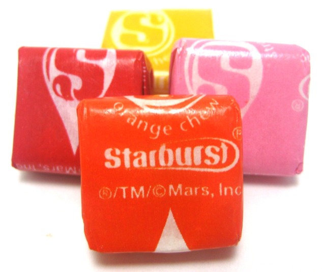 does starburst fruit chews have gelatin