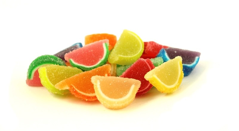 Assorted Mini Gourmet Fruit Slices Chocolates And Sweets 3547