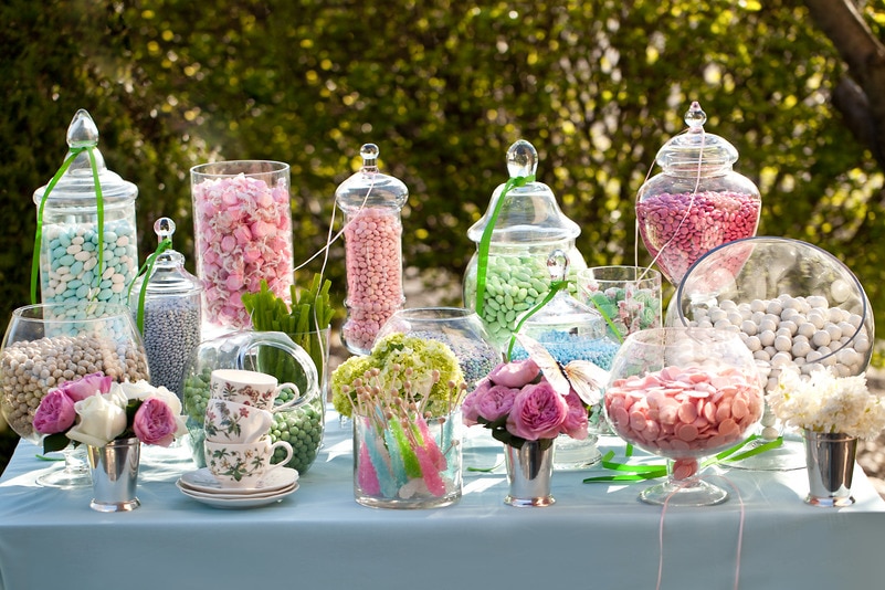 Spring Pastel Candy Buffet