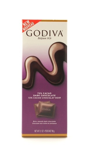 Godiva 72 % Dark Chocolate Bar - Chocolates & Sweets - Nuts.com