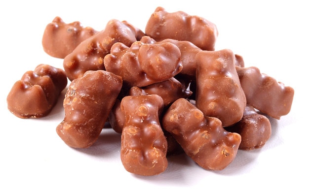 Milk Chocolate Gummy Bears - Gummies - Chocolates & Sweets - Nuts.com