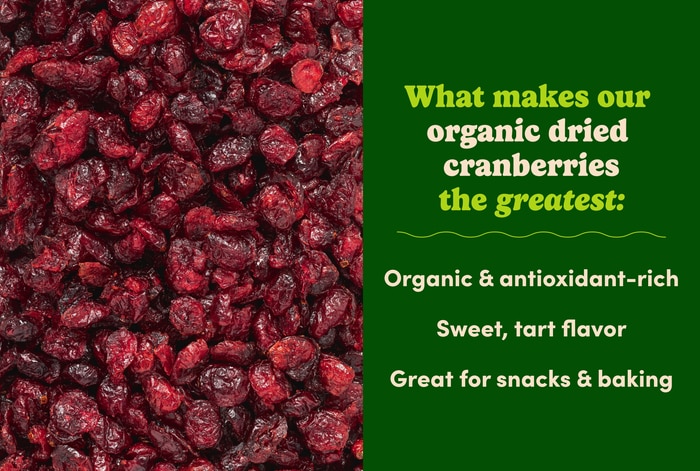 Organic Dried Cranberries photo