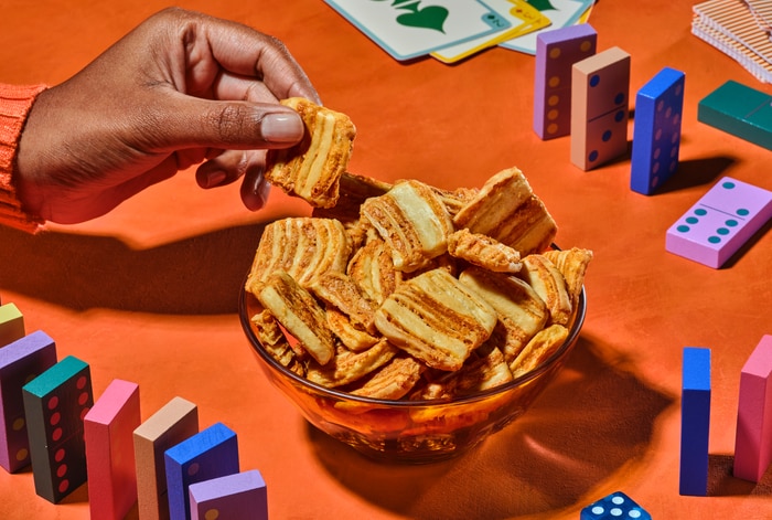 Asiago & Cheddar Cheese Crisps photo