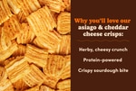 Image 4 - Asiago & Cheddar Cheese Crisps photo