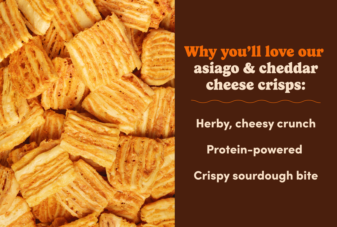 Asiago & Cheddar Cheese Crisps photo