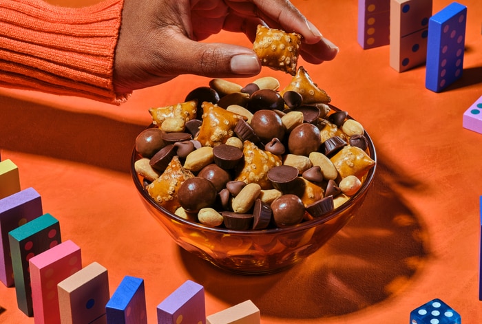 Peanut Butter & Chocolate Munch Mix photo