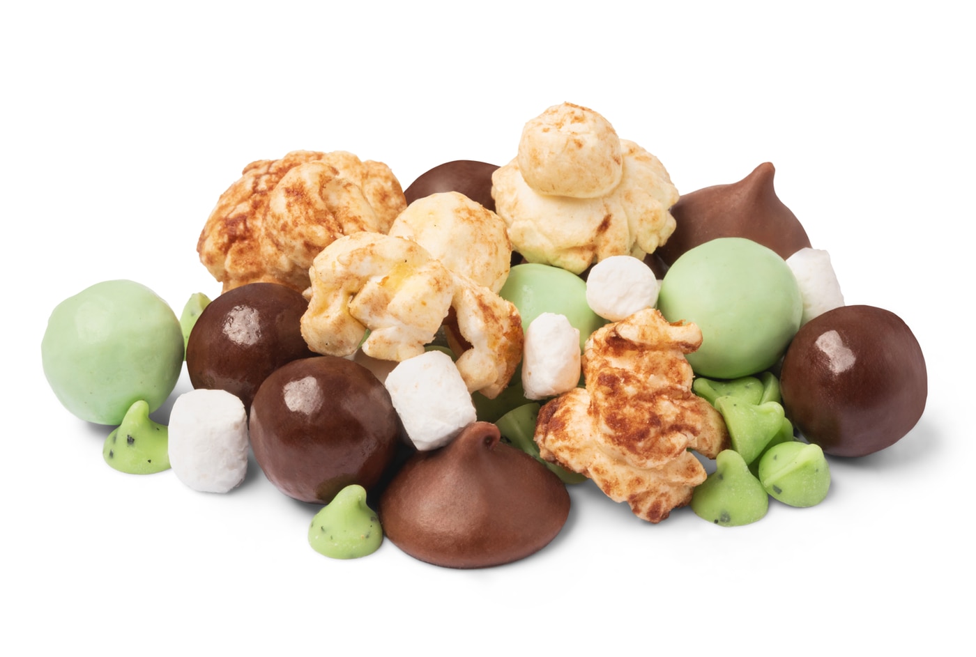 Peppermint Hot Cocoa Snack Mix photo