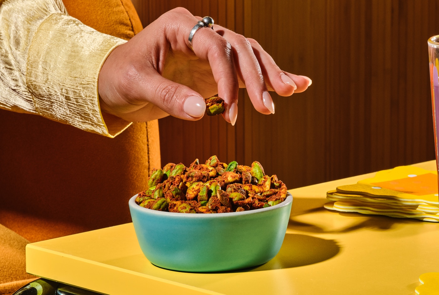 Sweet & Spicy Chipotle Pistachios photo