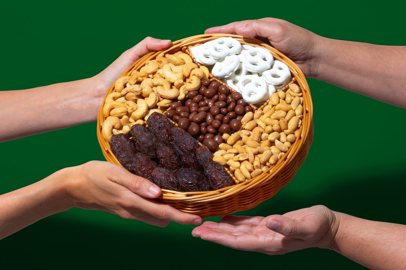 Happy Holidays Snack Basket photo