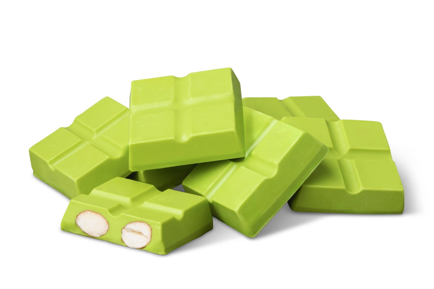 Pistachio Flavored Almond Bark photo