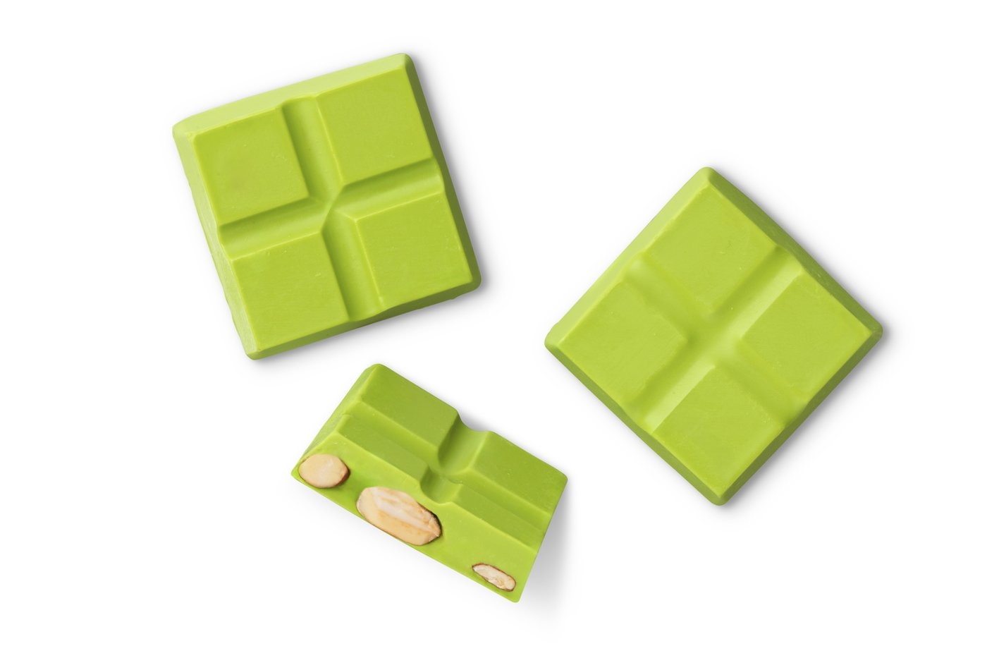 Pistachio Flavored Almond Bark photo