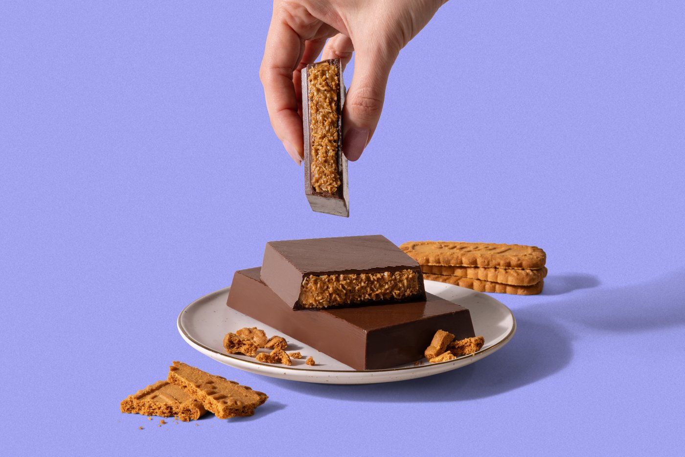 Cookie Butter Dubai Chocolate Bar photo