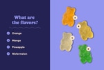Image 3 - Naturally Colored Tropical 4 Flavor Gummy Bears photo