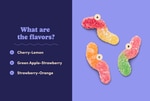 Image 3 - Naturally Colored Sour Tiny Gummy Worms photo