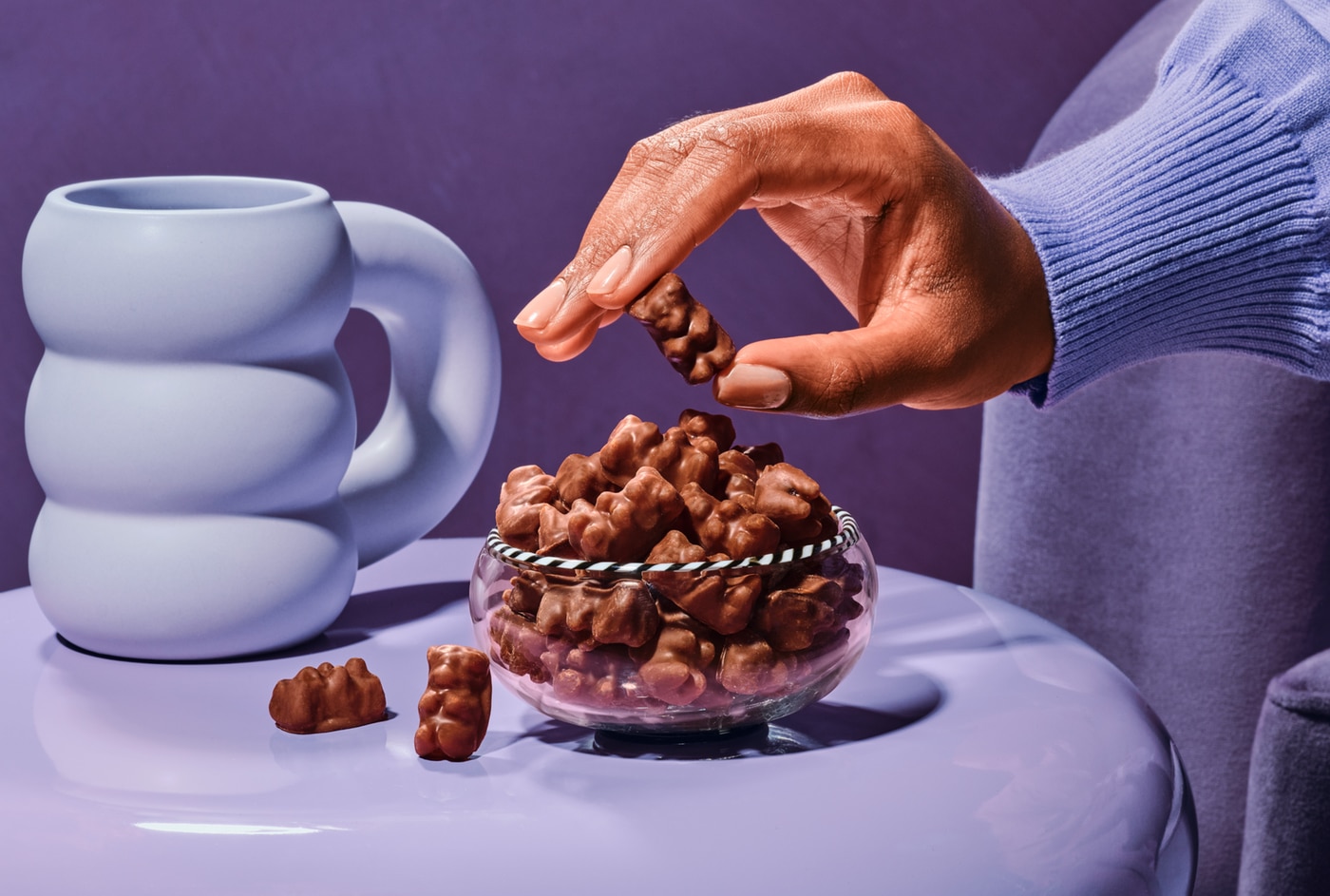 Milk Chocolate Gummy Bears photo