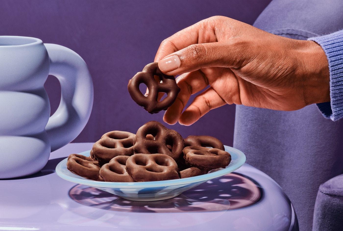 Dark Chocolate Covered Pretzels photo