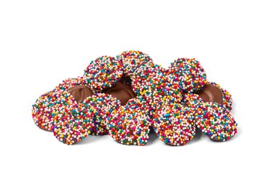 Milk Chocolate Nonpareils (Rainbow)