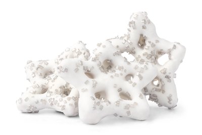 Yogurt Snowflake Pretzels