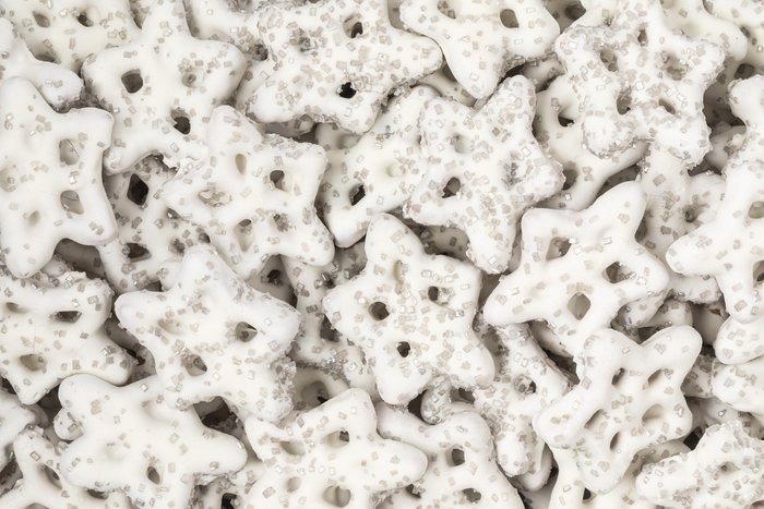 Yogurt Snowflake Pretzels photo