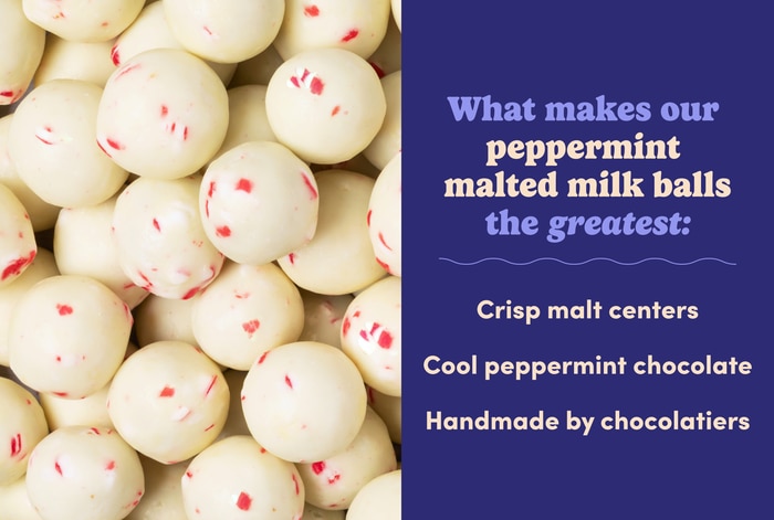 Peppermint Malted Milk Balls photo