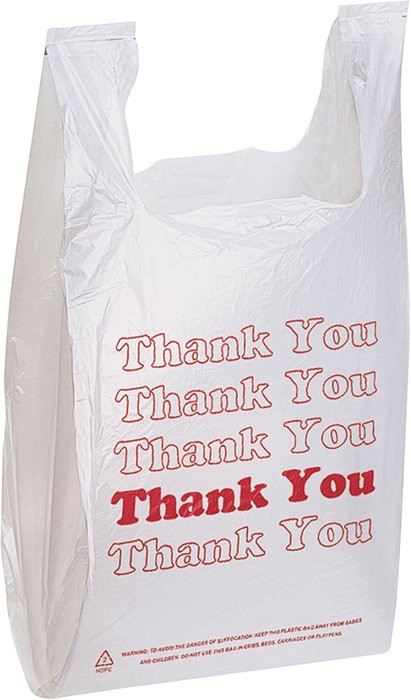 Grocery Bags ("Thank You Roses") - 1 Case photo