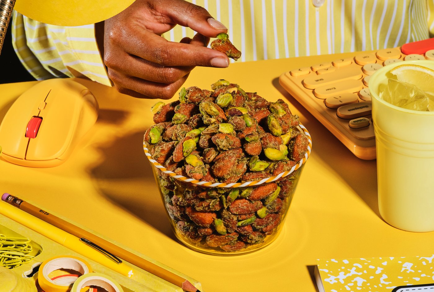 Rosemary Garlic Pistachios & Almonds photo