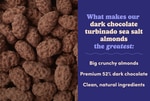 Image 2 - Dark Chocolate Turbinado Sea Salt Almonds - Single Serve photo