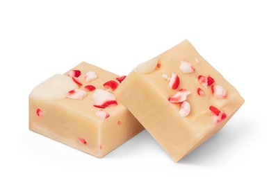 White Chocolate Peppermint Fudge