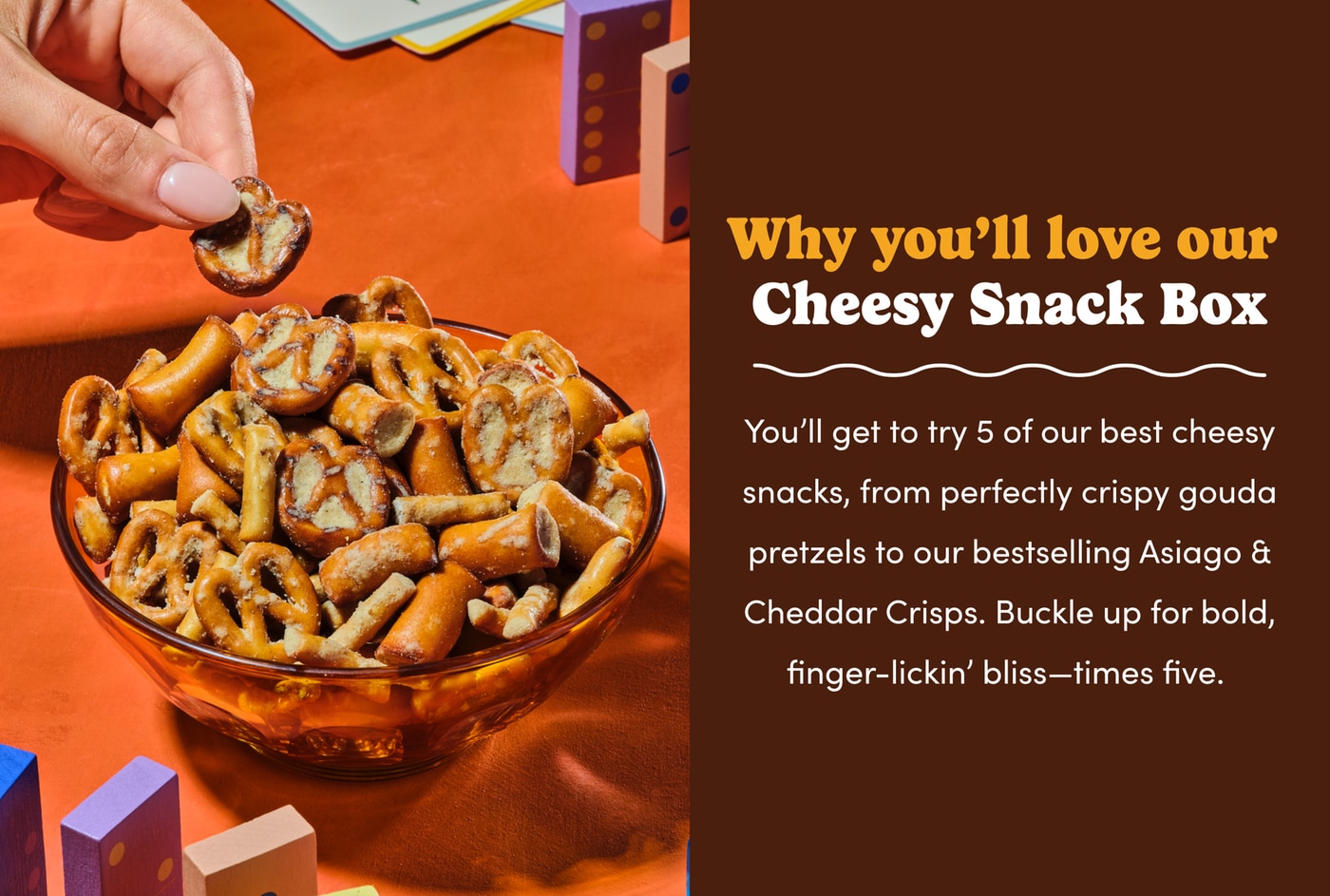 Trial Offer: Cheesy Snack Box photo