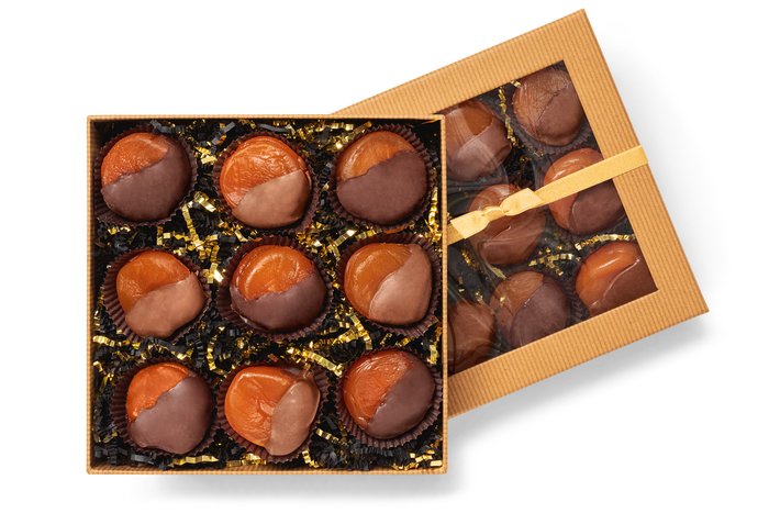 Chocolate Dipped Apricot Collection photo