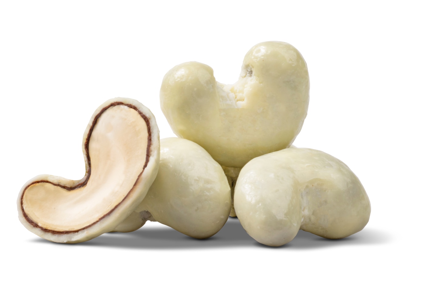 Coconut Flaked White Chocolate Cashews photo