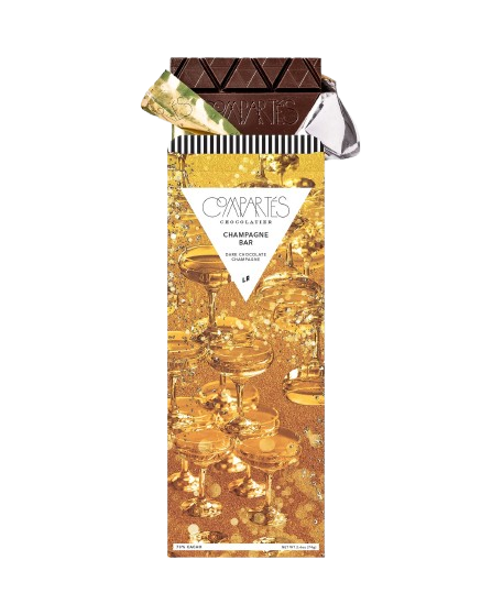Compartés Champagne Dark Chocolate Bar photo