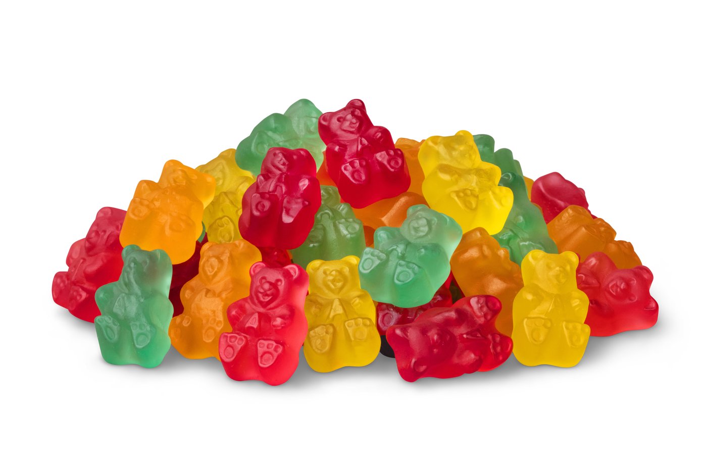 Naturally Colored 5 Flavor Gummy Bears photo