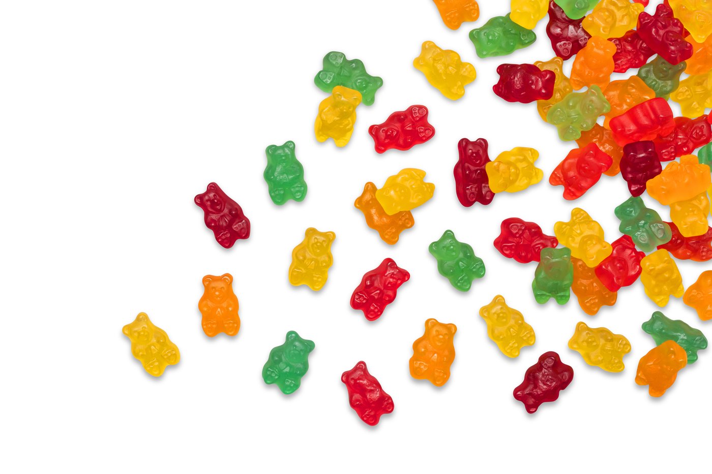 Naturally Colored 5 Flavor Gummy Bears photo