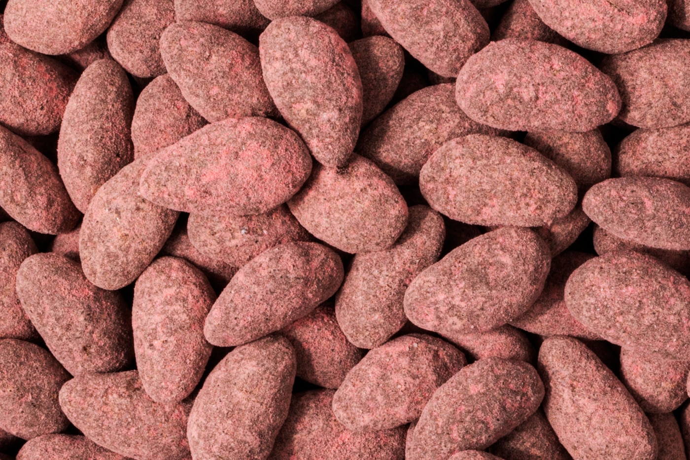 Raspberry Dusted Dark Chocolate Covered Almonds photo