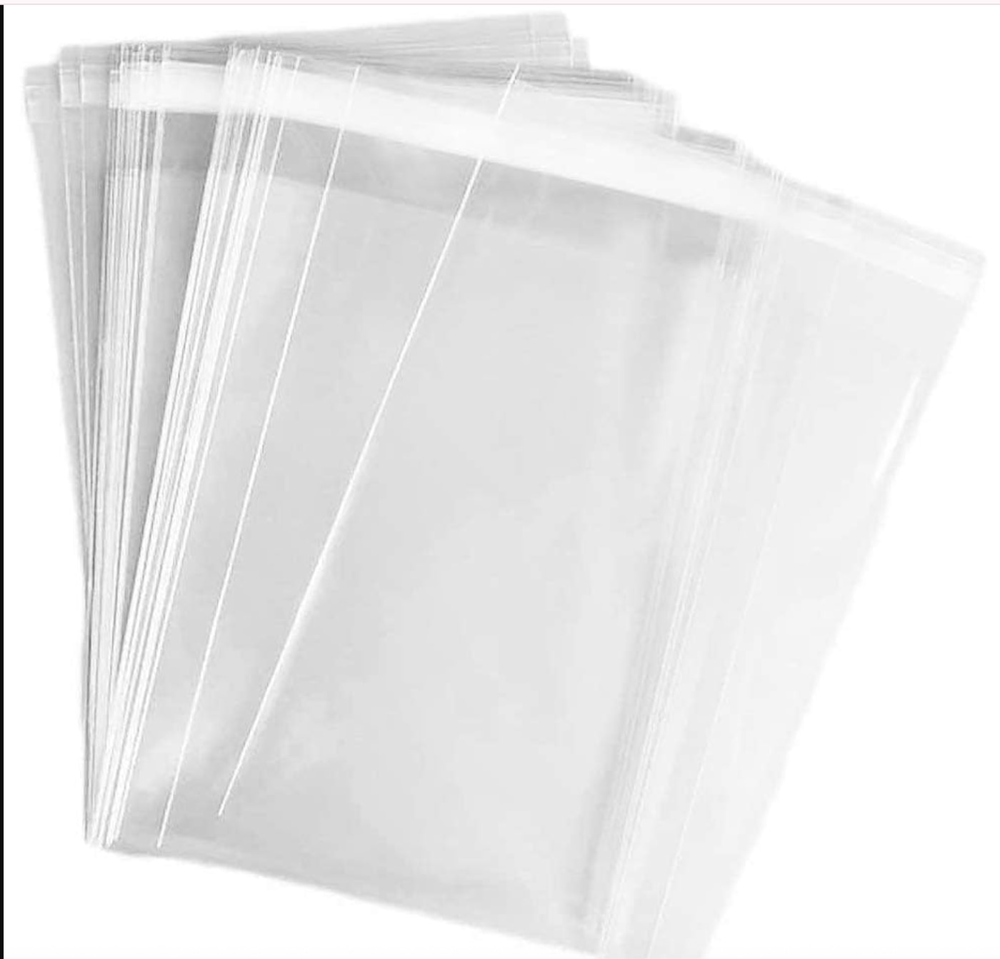 Clear Cello Bags with Gusset, 2.75x2x11.5" photo