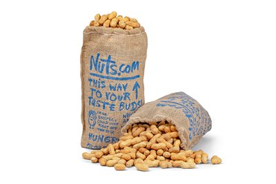 Burlap Bag of Peanuts