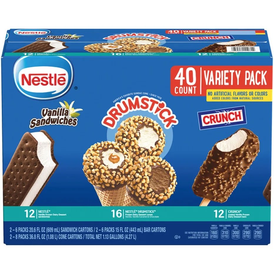 Nestle Variety Pack Ice Cream Bars photo
