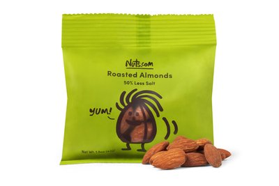 Roasted Almonds (50% Less Salt) - Single Serve