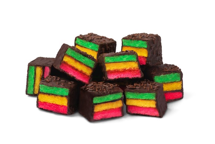 Rainbow Layer Cookies photo