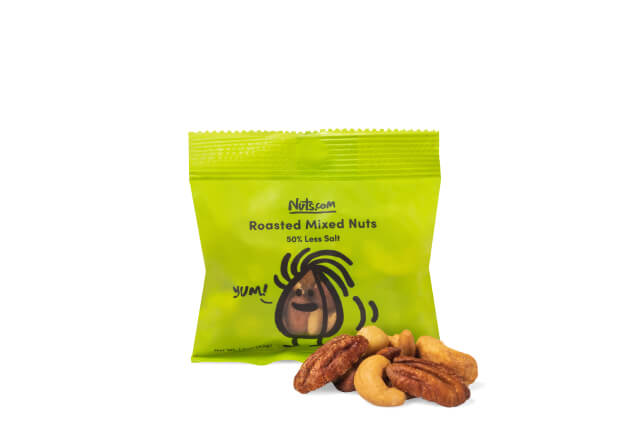 Roasted Mixed Nuts (50% less salt)