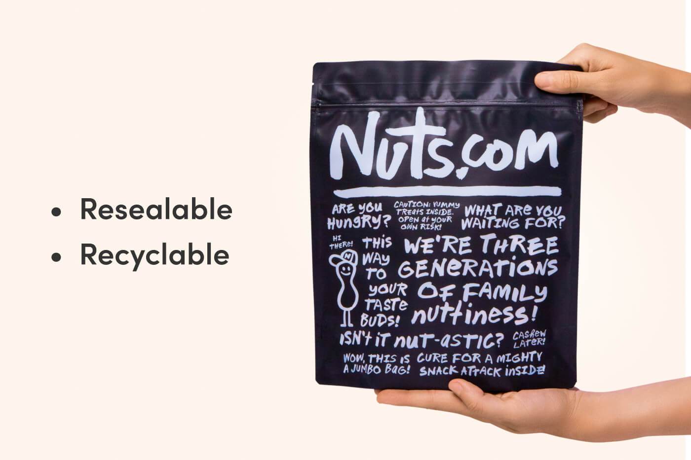 Bag size - Organic Nutty Sampler photo