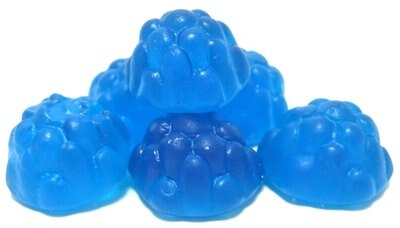 Gummy Blue Raspberries