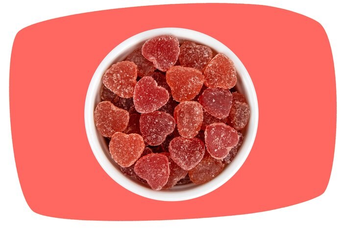 Organic Fruity Hearts photo