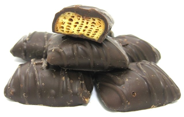Dark Chocolate Sponge Candy photo