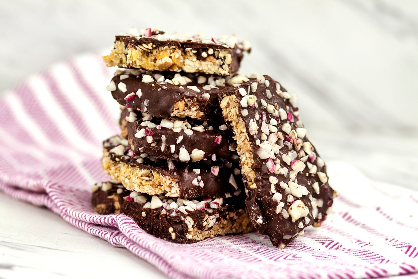 Organic Peppermint Granola Bark photo