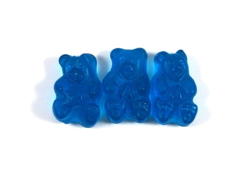 Blue Raspberry Gummy Rings, Bulk Blue Raspberry Rings