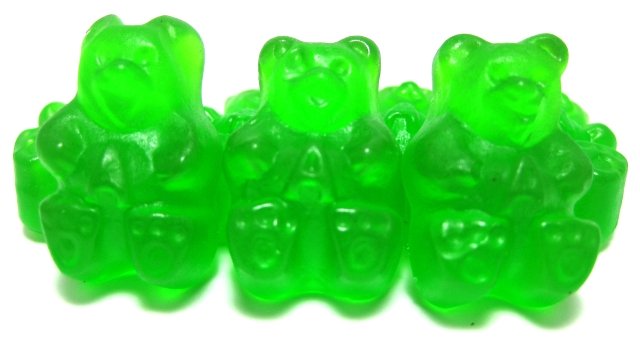 Green Apple Gummy Bears image zoom